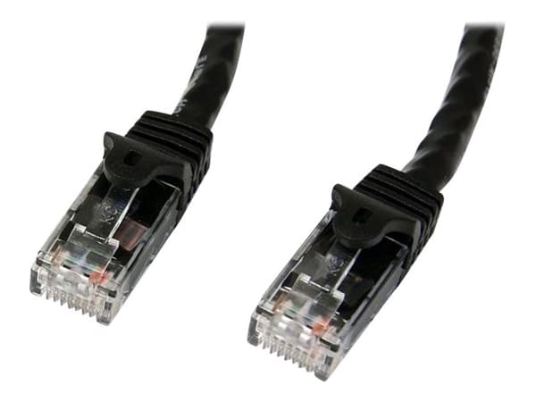 StarTech.com N6PATC2MBK nätverkskablar Svart 2 m Cat6 U/UTP (UTP)