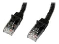 Miniatyrbild 1 av 5: StarTech.com N6PATC2MBK nätverkskablar Svart 2 m Cat6 U/UTP (UTP)