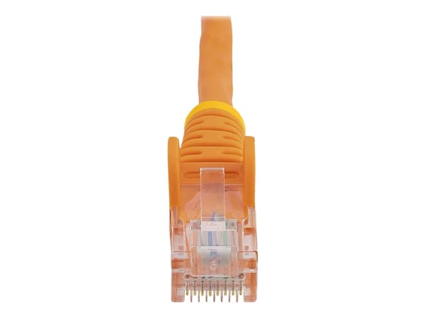 StarTech.com 0,5 m Orange Cat5e / Cat 5 Snagless Ethernet Patch Cable 0,5 m - Patchkabel - RJ-45 (han) till RJ-45 (han) - 50 cm - UTP - CAT 5e - stre