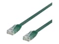 Miniatyrbilde 2 av 4: DELTACO - Koblingskabel - RJ-45 (hann) til RJ-45 (hann) - 3 m - UTP - CAT 6 - flat - grønn