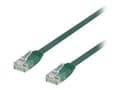 Miniatyrbilde 1 av 4: DELTACO - Koblingskabel - RJ-45 (hann) til RJ-45 (hann) - 3 m - UTP - CAT 6 - flat - grønn
