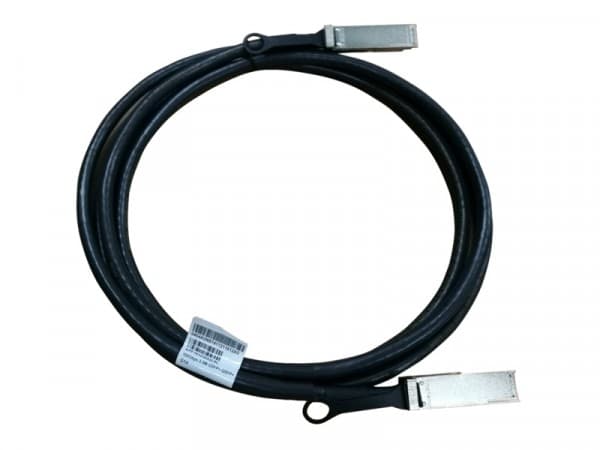 HPE X240 Direct Attach Copper Cable - 100GBase direct attach -kaapeli - QSFP28 (uros) - QSFP28 (uros) - 1 m - Apollo 4200, 4200 Gen10; FlexFabric 129