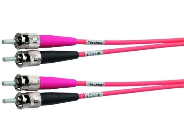 Telegärtner FO Duplex Patch Cables ST G50/125 2,0 m, 2 m