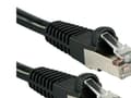 Miniatyrbilde 1 av 5: Lindy 47175, 0,3 m, Cat6, S/FTP (S-STP), RJ-45, RJ-45, Sort