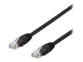 Miniatyrbild 1 av 5: DELTACO TP-615SAU - Patchkabel - RJ-45 (han) til RJ-45 (han) - 15 m - UTP - CAT 6a - sort
