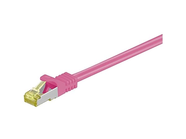 Goobay RJ-45 CAT7 3m, 3 m, Cat7, S/FTP (S-STP), RJ-45, RJ-45, Fiolblå