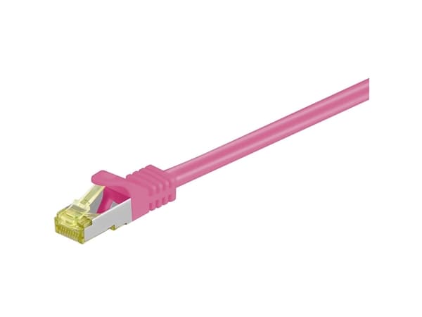 Goobay RJ-45 CAT7 3m, 3 m, Cat7, S/FTP (S-STP), RJ-45, RJ-45, Fiolblå