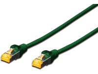 MicroConnect - Verkkokaapeli - RJ-45 (uros) RJ-45 (uros) - 50 cm - 6 mm - S/FTP - CAT 6a - halogeeniton, pyöreä, solmuvapaa, säikeistetty - vihreä