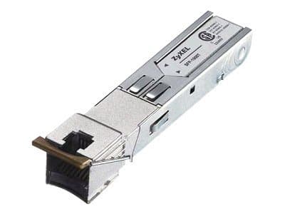 Zyxel SFP-1000T - SFP-sändar/mottagarmodul (mini-GBIC) - 1GbE - 1000Base-T - RJ-45