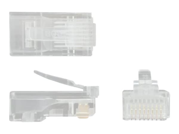 StarTech.com Cat5e RJ45 modulaarinen modulaarinen pistokeliitin - 50 kpl - irtotavarana toimitettavat Cat 5e pistokkeet - 50x RJ45 päät (CRJ4550PK) -