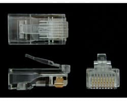 StarTech.com Cat5e RJ45 modulaarinen modulaarinen pistokeliitin - 50 kpl - irtotavarana toimitettavat Cat 5e pistokkeet - 50x RJ45 päät (CRJ4550PK) -