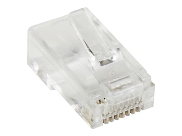 StarTech.com Cat5e RJ45 modulaarinen modulaarinen pistokeliitin - 50 kpl - irtotavarana toimitettavat Cat 5e pistokkeet - 50x RJ45 päät (CRJ4550PK) -