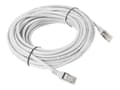 Miniatyrbild 1 av 5: Lanberg - Patch-kabel - RJ-45 (hane) till RJ-45 (hane) - 10 m - UTP - CAT 6 - tvinnad, hakfri, formpressad - RAL 7035, grå