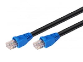 MicroConnect - Nettverkskabel - RJ-45 (hann) til RJ-45 (hann) - 15 m - 6.2 mm - UTP - CAT 6 - rund, uten hindringer, solid - svart