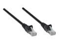 Miniatyrbilde 3 av 5: Intellinet Network Patch Cable, Cat5e, 1m, Black, CCA, U/UTP, PVC, RJ45, Gold Plated Contacts, Snagless, Booted, Lifetime Warranty, Polybag - Kobling