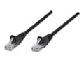 Miniatyrbilde 2 av 5: Intellinet Network Patch Cable, Cat5e, 1m, Black, CCA, U/UTP, PVC, RJ45, Gold Plated Contacts, Snagless, Booted, Lifetime Warranty, Polybag - Kobling