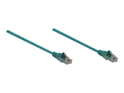 Intellinet Network Patch Cable, Cat6, 0.5m, vihreä, CCA, U/UTP, PVC, RJ45, kullatut koskettimet, Snagless, Booted, Lifetime Warranty, Polybag - Patch