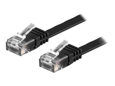 DELTACO - Liitäntäkaapeli - RJ-45 (uros) - RJ-45 (uros) - 1,5 m - UTP - CAT 5e - muotoiltu - musta