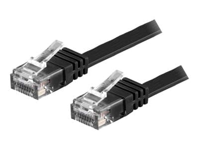 DELTACO - Liitäntäkaapeli - RJ-45 (uros) - RJ-45 (uros) - 1,5 m - UTP - CAT 5e - muotoiltu - musta