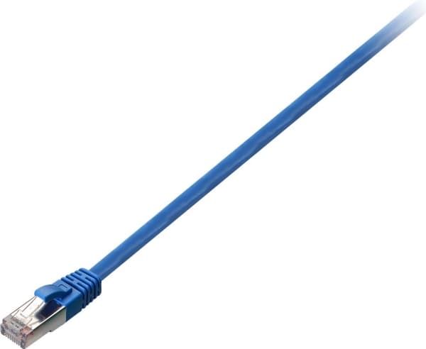 V7 - Nettverkskabel - RJ-45 (hann) til RJ-45 (hann) - 10 m - STP - CAT 6 - blå