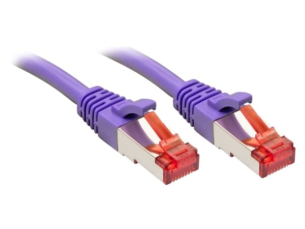 Lindy RJ-45 Cat.6 S/FTP 0.5m, 0,5 m, Cat6, S/FTP (S-STP), RJ-45, RJ-45, Fiolett