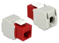 Miniatyrbilde 3 av 5: Delock Keystone module - Modulinnlegg - CAT 6 - UTP - RJ-45 - rød