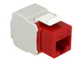 Miniatyrbilde 2 av 5: Delock Keystone module - Modulinnlegg - CAT 6 - UTP - RJ-45 - rød