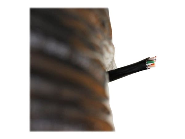 DIGITUS Professional - Irtokaapeli - 305 m - UTP - CAT 6 - ulkokäyttöön - musta