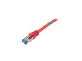 Patchkabel RJ45 CAT6A 500Mhz 15m rot SSTPSFTP AWG27 LSZH Synergy 21