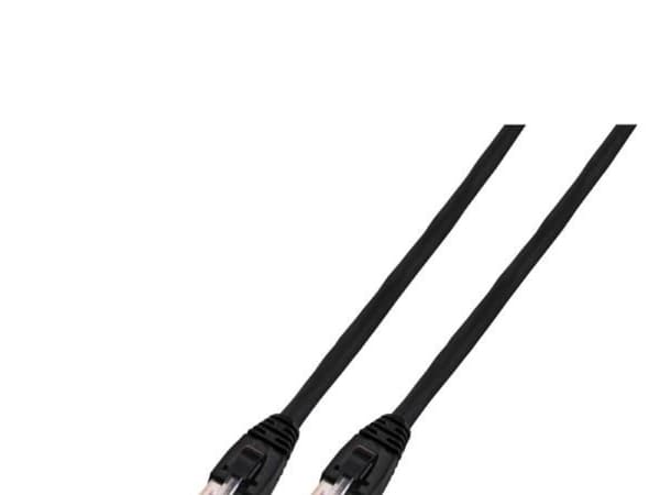 EFB-Elektronik RJ45 patch-kaapeli Cat.6 U/UTP LSZH CCA musta 2m Valmistaja: EFB Elektronik (K8104SW.2)