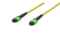 DIGITUS Professional - Koblingskabel - MPO/APC-enkeltmodus (hunn) til MPO/APC-enkeltmodus (hunn) - 2 m - fiberoptisk - simpleks - 9 / 125 micron - OS