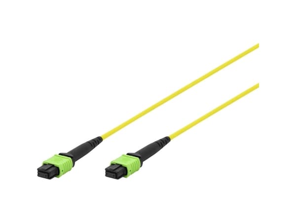 DIGITUS Professional - Koblingskabel - MPO/APC-enkeltmodus (hunn) til MPO/APC-enkeltmodus (hunn) - 2 m - fiberoptisk - simpleks - 9 / 125 micron - OS
