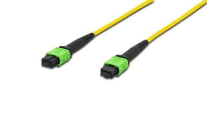 DIGITUS Professional - Koblingskabel - MPO/APC-enkeltmodus (hunn) til MPO/APC-enkeltmodus (hunn) - 2 m - fiberoptisk - simpleks - 9 / 125 micron - OS
