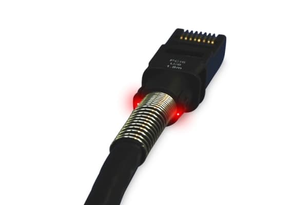PatchSee PCI6Patch - Koblingskabel - RJ-45 (hann) til RJ-45 (hann) - 2.1 m - UTP - CAT 6a - med støvel - svart