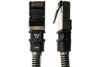 PatchSee PCI6Patch - Koblingskabel - RJ-45 (hann) til RJ-45 (hann) - 2.1 m - UTP - CAT 6a - med støvel - svart