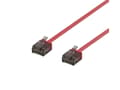 Pikkukuva 3 / 5: DELTACO U/UTP Cat6a patch cable, flat, 2m, 1mm thick, red