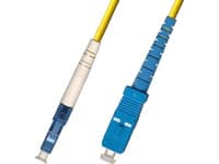 MicroConnect - Verkkokaapeli - SC/UPC yksimuotokaapeli (uros) - LC/UPC yksimuotokaapeli (uros) - 3 m. - valokuitu - 9 / 125 mikronia - OS1/OS2 - halo