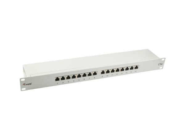 Equip 327316, 10/100/1000Base-T(X), Raskt Ethernet, Gigabit Ethernet, RJ-45, Gull, Cat5e, Grå