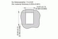 Pikkukuva 3 / 5: METZ CONNECT 130B23-E, Hopea, Cat6/6e/6a, 14,7 mm, 36 mm, 32 mm, -40 - 70 °C
