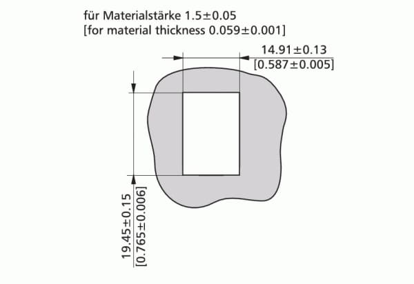 METZ CONNECT 130B23-E, Hopea, Cat6/6e/6a, 14,7 mm, 36 mm, 32 mm, -40 - 70 °C