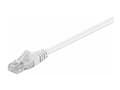 Miniatyrbild 3 av 5: MicroConnect - Nätverkskabel - RJ-45 (hane) till RJ-45 (hane) - 1.5 m - UTP - CAT 5e - tvinnad - vit