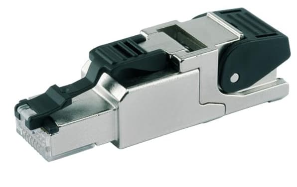 Telegärtner - Nätverkskontakt - RJ-45 (hane) - skärmad - CAT 6a - tvinnad