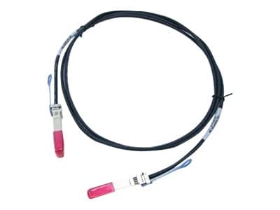 Dell - 10GBase direktkopplingskabel - SFP+ (hane) till SFP+ (hane) - 2 m - dubbelaxlad - för Networking S6010; PowerEdge T330; PowerSwitch S4112, S52