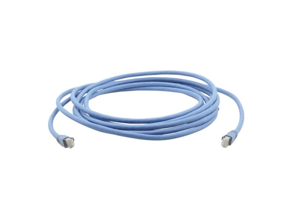 Kramer C-UNIKat-200 - Verkkokaapeli - RJ-45 (uros) RJ-45 (uros) - 60 m - U/FTP - CAT 6a - sininen, RAL 5012