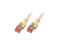M-CAB - Patch-kabel - RJ-45 (hane) till RJ-45 (hane) - 3 m - SFTP - CAT 6 - grå