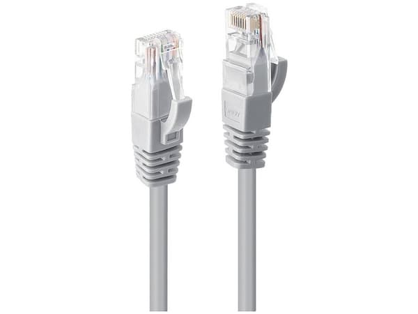 Lindy 48008, 15 m, Cat6, U/UTP (UTP), RJ-45, RJ-45, Grå