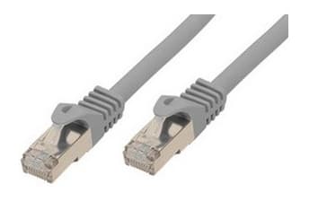 BASIC-S Patchkabel S/FTP PIMF Rohkabel Cat.7 grau 0,5m