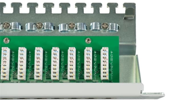 EFB Elektronik 37667.1M, 5000 Mbit/s, RJ-45, Kulta, Harmaa, Telinekiinnitys, 1U