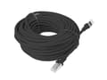 Miniatyrbilde 3 av 5: Lanberg - Koblingskabel - RJ-45 (hann) til RJ-45 (hann) - 15 m - UTP - CAT 6 - flertrådet - RAL 9004, svart