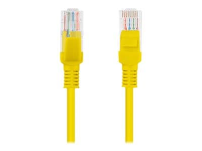 Lanberg - Koblingskabel - RJ-45 (hann) til RJ-45 (hann) - 10 m - UTP - CAT 6 - uten hindringer, formstøpt - RAL 1028, gul